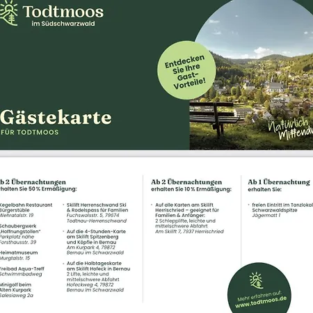 Apartament Panoramablick - Super Fuer Deine Familie Und Besten Aussicht In Ganz Todtmoos